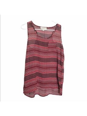 Olive & Oak Women’s Racerback Blouse Sz M